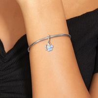 Simple Style Flower Sterling Silver Inlay Zircon Jewelry Accessories main image 3
