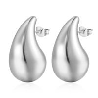 1 Paar Mode Einfarbig Überzug Titan Stahl Ohrringe sku image 43