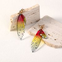 1 Pair Cute Sweet Butterfly Synthetic Resin Drop Earrings main image 5