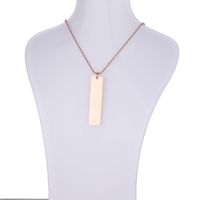 Titan Stahl 18 Karat Vergoldet Einfacher Stil Klassischer Stil Konstellation Keiner Halskette Mit Anhänger sku image 4