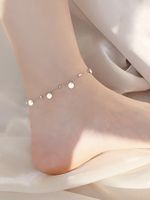 Simple Style Round Copper Women's Anklet main image 6