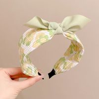 Simple Style Heart Shape Cloth Patchwork Hair Band sku image 82