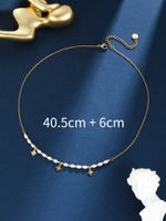 304 Stainless Steel 18K Gold Plated Retro Streetwear Plating Star Pendant Necklace main image 5