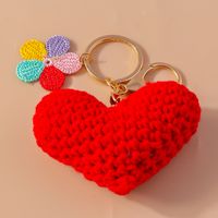Simple Style Commute Heart Shape Zinc Alloy Valentine's Day Keychain main image 4
