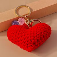Simple Style Commute Heart Shape Zinc Alloy Valentine's Day Keychain sku image 1