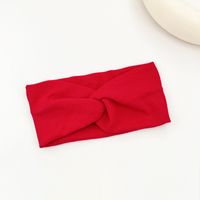 Women's Simple Style Solid Color Cloth Braid Hair Band sku image 1