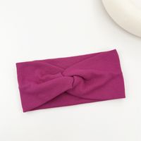 Women's Simple Style Solid Color Cloth Braid Hair Band sku image 12