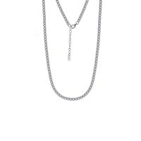 Elegant Classic Style Solid Color Sterling Silver Plating Inlay Zircon 18k Gold Plated Necklace main image 5