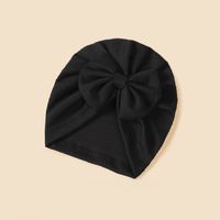 Baby Girl's Baby Boy's Simple Style Solid Color Bow Knot Baby Hat sku image 8