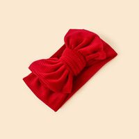 Einfacher Stil Einfarbig Bogenknoten Tuch Haarband sku image 5