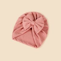 Baby Girl's Baby Boy's Simple Style Solid Color Bow Knot Baby Hat sku image 5