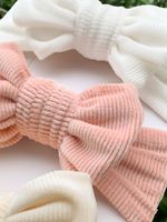 Einfacher Stil Einfarbig Bogenknoten Tuch Haarband main image 4