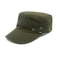 Men's Simple Style Solid Color Curved Eaves Military Hat sku image 4