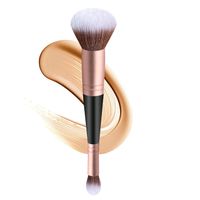 Simple Style Multicolor Artificial Fiber Wooden Handle Makeup Brushes sku image 2
