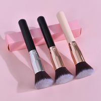 Simple Style Multicolor Artificial Fiber Wooden Handle Makeup Brushes main image 4