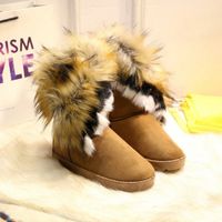Women's Streetwear Solid Color Round Toe Snow Boots main image 4