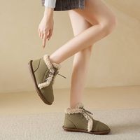 Women's Streetwear Solid Color Round Toe Cotton Shoes main image 2