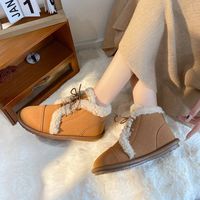 Women's Streetwear Solid Color Round Toe Cotton Shoes main image 3