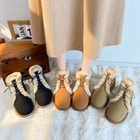 Women's Streetwear Solid Color Round Toe Cotton Shoes main image 5