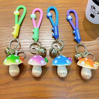 Cute Mushroom Resin Women's Bag Pendant Keychain main image 5