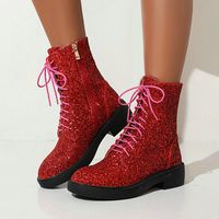 Women's Streetwear Solid Color Round Toe Martin Boots main image 1