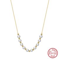 Simple Style Geometric Freshwater Pearl Sterling Silver Necklace sku image 1