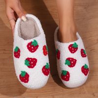 Unisex Casual Cartoon Round Toe Cotton Slippers main image 2