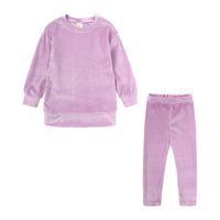 Kids Hoodies Long Sleeve Simple Style Solid Color main image 3