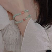 Sweet Geometric Color Block Freshwater Pearl Opal Glass Beaded Women's Bracelets main image 5