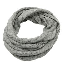 Unisex Vintage Style Solid Color Acrylic Scarf main image 5