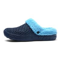 Women's Casual Solid Color Round Toe Plush Slippers main image 3