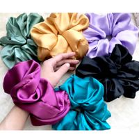 Women's Vintage Style Solid Color Cloth Hair Tie main image 1