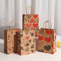 Valentine's Day Casual Cartoon Brown Paper Party Gift Bags main image 1