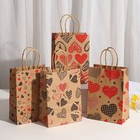 Valentine's Day Casual Cartoon Brown Paper Party Gift Bags main image 6