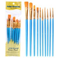 1 Set Solid Color Class School Wood Pastoral Watercolor Pen sku image 1