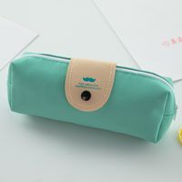 Solid Color Cloth Class Learning Pastoral Pencil Case sku image 1