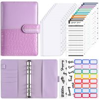 1 Set Solid Color Class School Paper Casual Loose Spiral Notebook main image 2