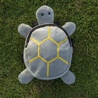 Cartoon Style Polyester Tortoise Pets Backpack sku image 1