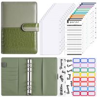 1 Set Solid Color Class School Paper Casual Loose Spiral Notebook main image 4