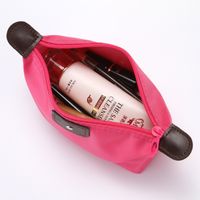 Classic Style Solid Color Nylon Square Makeup Bags main image 4