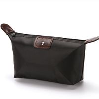 Classic Style Solid Color Nylon Square Makeup Bags sku image 6