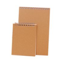 1 Piece Solid Color Class Learning Paper Retro Notebook main image 4