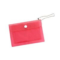 Unisex Solid Color Pvc Buckle Card Holders main image 2