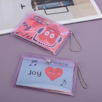 Unisex Solid Color Pvc Buckle Card Holders main image 3