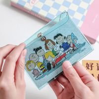 Unisex Solid Color Pvc Buckle Card Holders main image 4