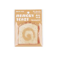 1 Set Toast Class Learning Paper Vintage Style Sticky Note main image 2