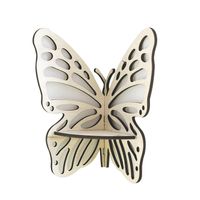 Cute Pastoral Butterfly Wood Ornaments Artificial Decorations main image 4
