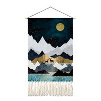 Casual Landscape Polyester Tapestry Wall Art sku image 1