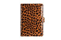 1 Set Leopard Learning School Pu Leather Retro Loose Spiral Notebook sku image 1