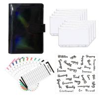 1 Set Solid Color Class Learning Pu Leather Retro Loose Spiral Notebook sku image 4